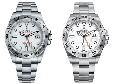 rolex explorer ii 21657 vs 22657